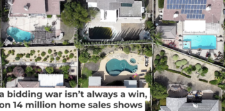 An aerial view of homes in pricey Rancho Cucamonga, Calif. Mario Tama/Getty Images